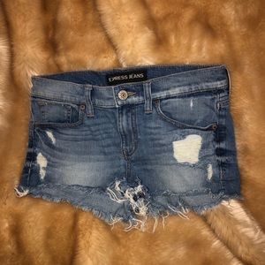 High waist Express Denim Shorts